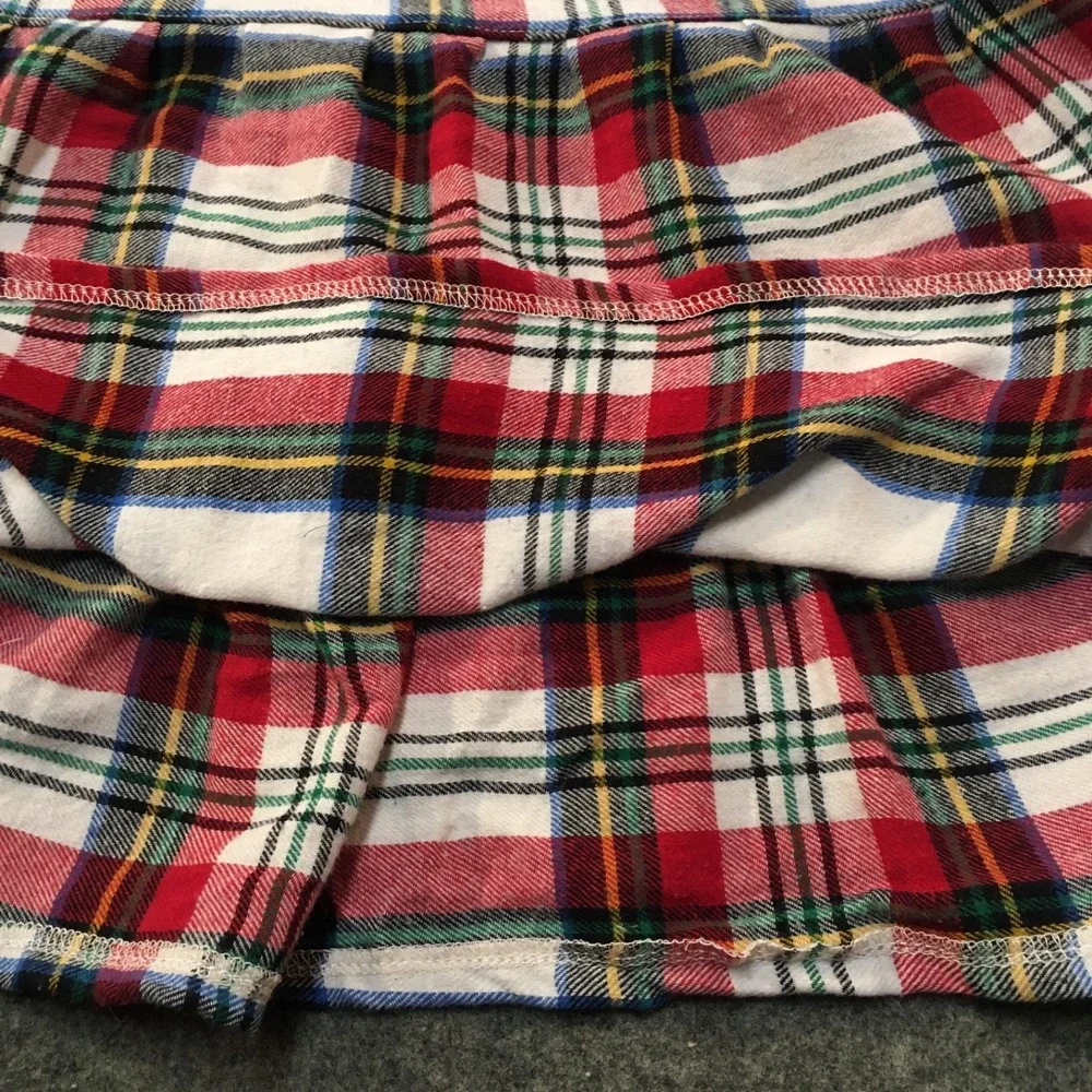 Skirt Flannel Girls 2/3‎ Maxi Red Plaid Ruffle Tier Cotton Mom and Pop's Kids